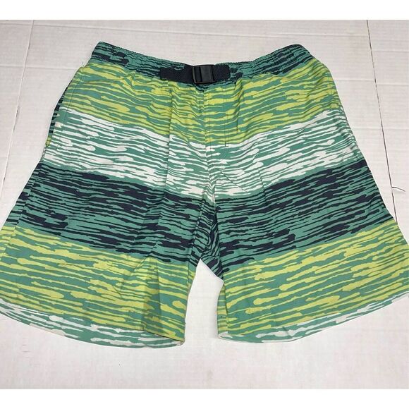 Columbia Swim Trunks Mens Small Omni-Shade Belted Lined A19‎ - Picture 1 of 7